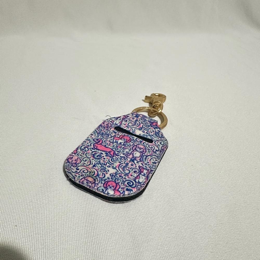 Simply Southern Hand Sanitizer Keychain Accessory - dog pattern
